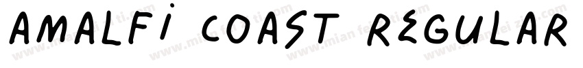 Amalfi Coast Regular字体转换